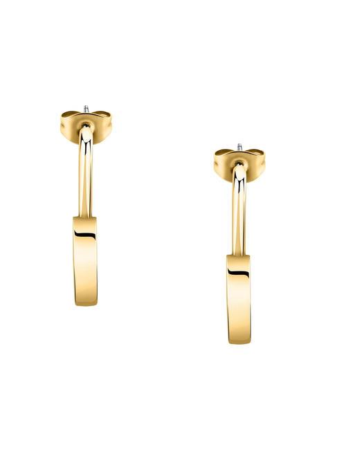 ABBRACCIO Herzohrringe mit Zirkonen Gold - Ohrringe