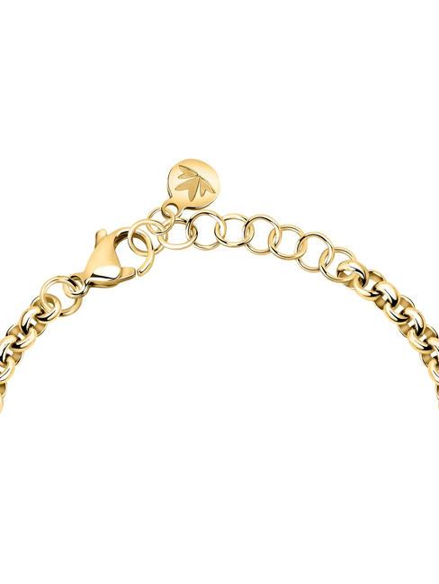 BAGLIORI Armband mit 4 Herzanh&auml;ngern Gold - Armb&auml;nder