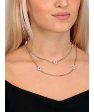 MORELLATO INCONTRI Doppelt gedrehte Halskette mit Herzen - Halsketten