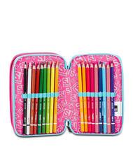SJGANG PINKFUR GIRL Federm&auml;ppchen mit komplettem Schulset Strahlendes Blau - Etuis und Zubeh&ouml;r - 5
