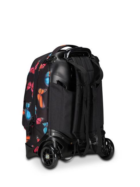 NEW WAY NEW PLUG Fantasy Rucksack mit abnehmbarem Trolley verschwommener Schmetterling - Rucks&auml;cke mit Trolleyfunktion