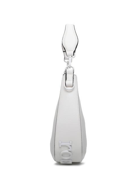 NINA Halbmondf&ouml;rmige Umh&auml;ngetasche Wei&szlig; - Damentaschen