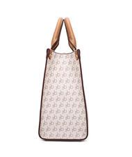 ROCCOBAROCCO MONOGRAM Logo Handtasche, mit Schultergurt Wei&szlig; - Damentaschen - 3