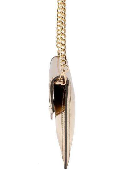 MAIL LEOPARD  Hand-Clutch mit Schultergurt Gold - Damentaschen