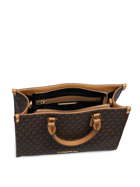 MONOGRAM Logo Handtasche, mit Schultergurt braun - Damentaschen