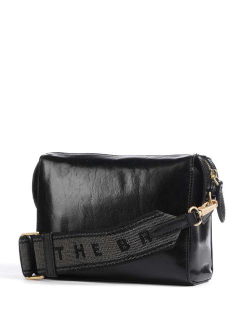 FRIDA Mini-Umh&auml;ngetasche aus Leder Schwarzes Gold - Damentaschen
