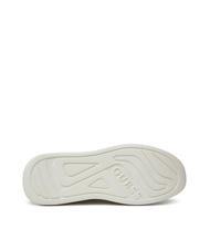 GUESS ELBA  Turnschuhe wei&szlig;brauner Ocker - Herrenschuhe - 5