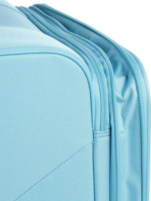 LITEBEAM Gro&szlig;er erweiterbarer Trolley Meerblau - Halbharte Trolleys