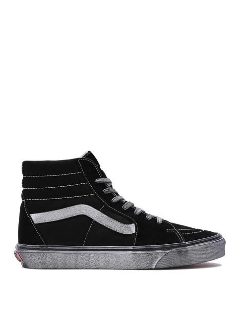UA SK8-HI Ledersneaker betont schwarz/wei&szlig; - Schuhe Unisex