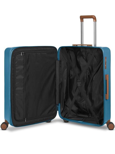 FERRARA Mittelgro&szlig;er Trolley, erweiterbar Denim - Harte Trolleys