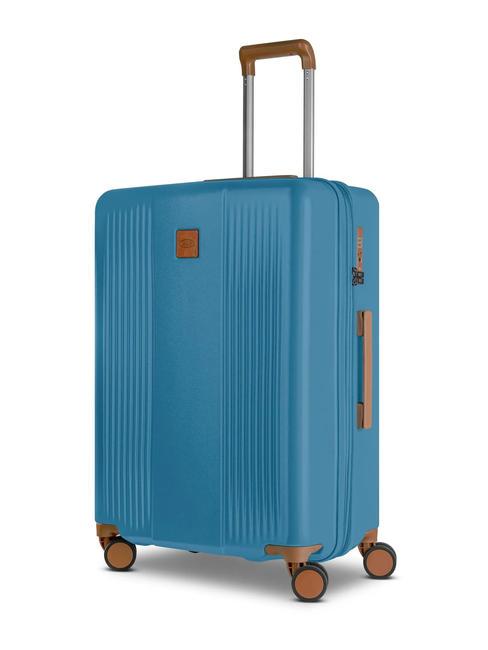 FERRARA Mittelgro&szlig;er Trolley, erweiterbar Denim - Harte Trolleys
