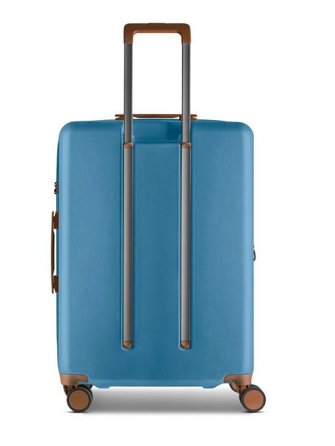 FERRARA Mittelgro&szlig;er Trolley, erweiterbar Denim - Harte Trolleys