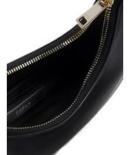 FURLA DELIZIA  Mini-Umh&auml;ngetasche aus Leder Schwarz - Damentaschen - 4