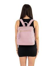 LESAC LILLA  Lederrucksack tausendj&auml;hriges Rosa - Damentaschen - 4