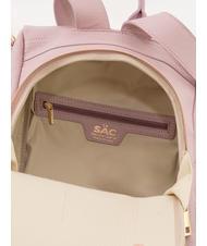 LESAC LILLA  Lederrucksack tausendj&auml;hriges Rosa - Damentaschen - 8