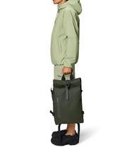 RAINS ROLLTOP RUCKSACK Rucksack Gr&uuml;ns - Rucks&auml;cke f&uuml;r Schule &amp; Freizeit - 3