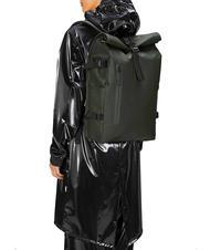 RAINS ROLLTOP RUCKSACK Rucksack Gr&uuml;ns - Rucks&auml;cke f&uuml;r Schule &amp; Freizeit - 4