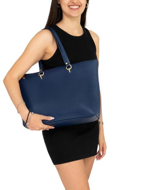 VIOLA  Einkaufstasche aus Leder Jeans - Damentaschen