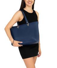 LESAC VIOLA  Einkaufstasche aus Leder Jeans - Damentaschen - 4