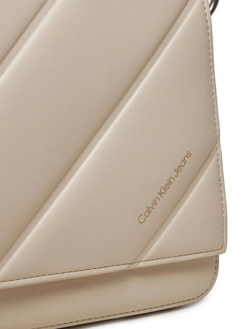 LINE QUILT  Handtasche, mit Schultergurt Eierschale - Damentaschen