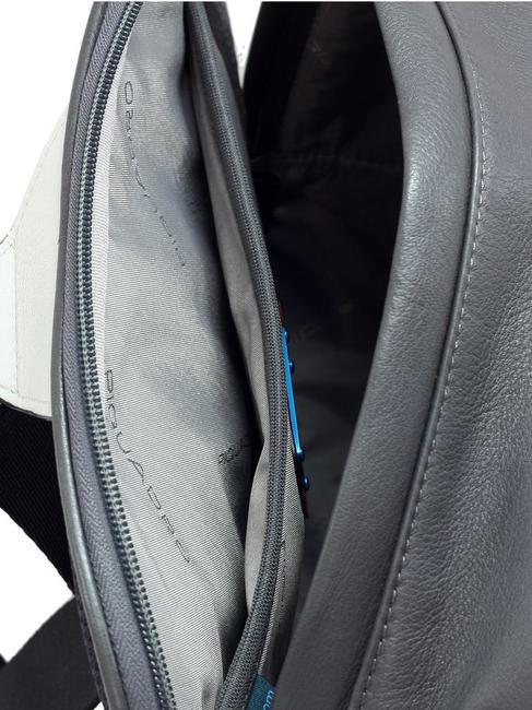 CAMPIONARIO - ERMES Kleiner Lederrucksack, iPad 11-Halterung ROT - PC-Rucks&auml;cke