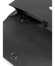 PIQUADRO CAMPIONARIO - GEA  Clutch aus Leder Schwarz - Damentaschen - 6