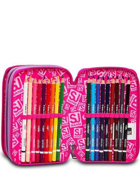 HEART LOLLY Federm&auml;ppchen mit komplettem Schulset Chiffon - Etuis und Zubeh&ouml;r