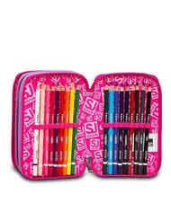 SJGANG HEART LOLLY Federm&auml;ppchen mit komplettem Schulset Chiffon - Etuis und Zubeh&ouml;r - 5