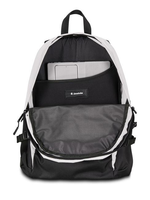 INVICT-ACT PLUS FIBRA OTTICA 14" Laptop-Rucksack Gletschergrau - Rucks&auml;cke f&uuml;r Schule &amp; Freizeit