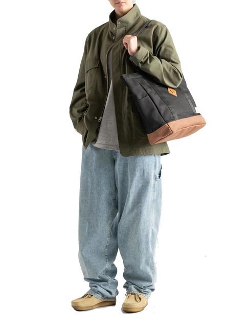 HERITAGE  Schulter-Shopper schwarz/sattelbraun - Damentaschen