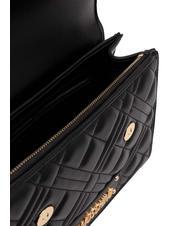 LOVE MOSCHINO QUILTED Aktentasche mit Schultergurt Schwarz - Damentaschen - 5
