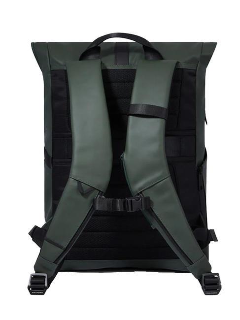 CORNER SPECIALE GOMMATO Rolltop-Rucksack f&uuml;r 15,6-Zoll-Laptop GR&Uuml;N - PC-Rucks&auml;cke