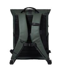 PIQUADRO CORNER SPECIALE GOMMATO Rolltop-Rucksack f&uuml;r 15,6-Zoll-Laptop GR&Uuml;N - PC-Rucks&auml;cke - 3
