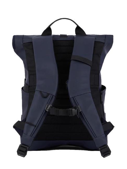 CORNER SPECIALE GOMMATO Rolltop-Rucksack f&uuml;r 15,6-Zoll-Laptop Blau - PC-Rucks&auml;cke