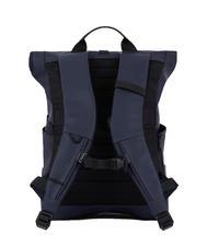 PIQUADRO CORNER SPECIALE GOMMATO Rolltop-Rucksack f&uuml;r 15,6-Zoll-Laptop Blau - PC-Rucks&auml;cke - 3