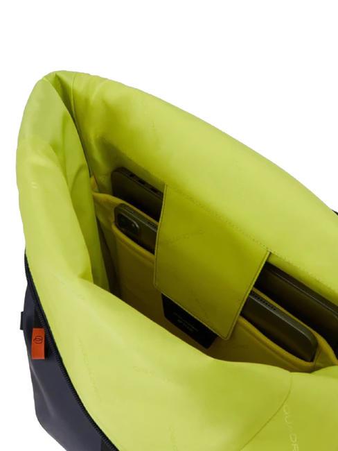 CORNER SPECIALE GOMMATO Rolltop-Rucksack f&uuml;r 15,6-Zoll-Laptop Blau - PC-Rucks&auml;cke