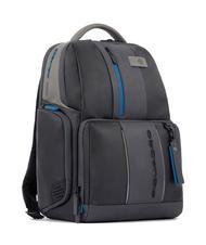 PIQUADRO Rucksack URBAN FAST-CHECK, 15,6-Zoll-PC-Halterung, aus Leder - PC-Rucks&auml;cke