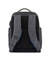 PIQUADRO Rucksack URBAN FAST-CHECK, 15,6-Zoll-PC-Halterung, aus Leder schwarz grigiongr - PC-Rucks&auml;cke - 3