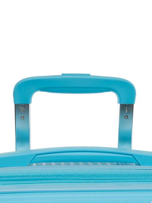 LIGHT POP 1 Mittelgro&szlig;er erweiterbarer Trolley wasserblau - Harte Trolleys