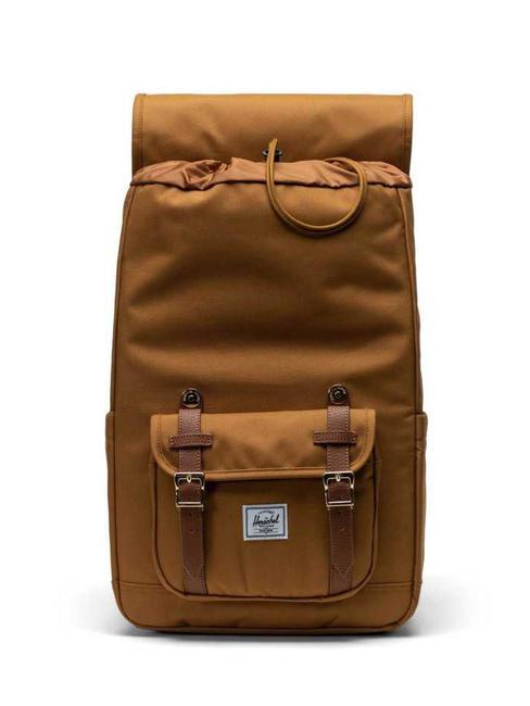 LITTLE AMERICA MID Mittelgro&szlig;er Rucksack bronzebraun - Rucks&auml;cke f&uuml;r Schule &amp; Freizeit