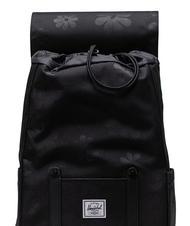 HERSCHEL RETREAT  14" PC-Rucksack schwarze Blumensonne - Rucks&auml;cke f&uuml;r Schule &amp; Freizeit - 3