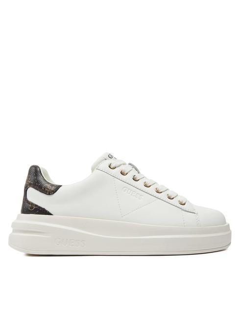 ELBINA  Turnschuhe Weiss-braun - Damenschuhe