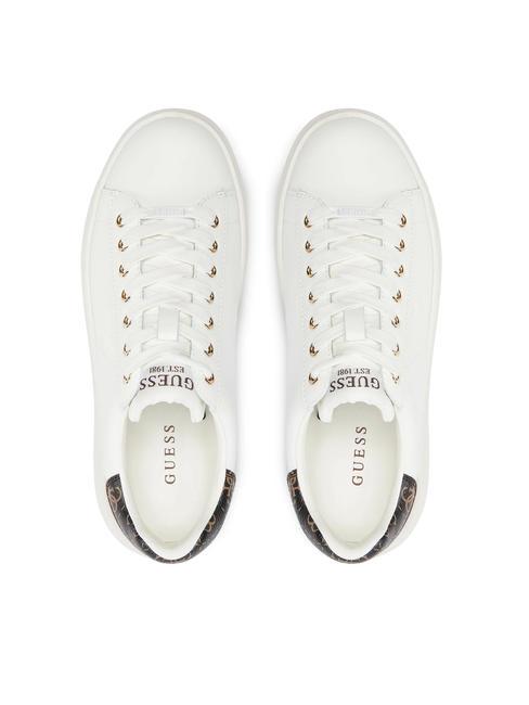 ELBINA  Turnschuhe Weiss-braun - Damenschuhe