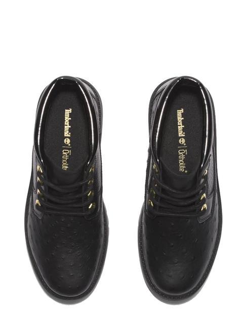 STONE STREET Stiefeletten aus Leder PECHSCHWARZ - Damenschuhe