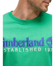 TIMBERLAND ESTABILISHED 1973 Baumwoll t-shirt keltisches Gr&uuml;n wb - Herren-T-Shirts - 3