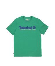TIMBERLAND ESTABILISHED 1973 Baumwoll t-shirt keltisches Gr&uuml;n wb - Herren-T-Shirts - 4