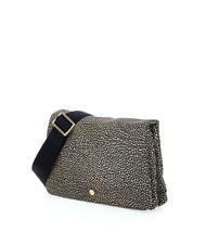 BORBONESE CLASSICA Mini-Umh&auml;ngetasche OP / NATUR / SCHWARZ - Damentaschen - 2