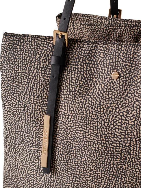 L'ECOLE NYLON  Umh&auml;ngetasche, mit Schultergurt OP / NATUR / SCHWARZ - Damentaschen