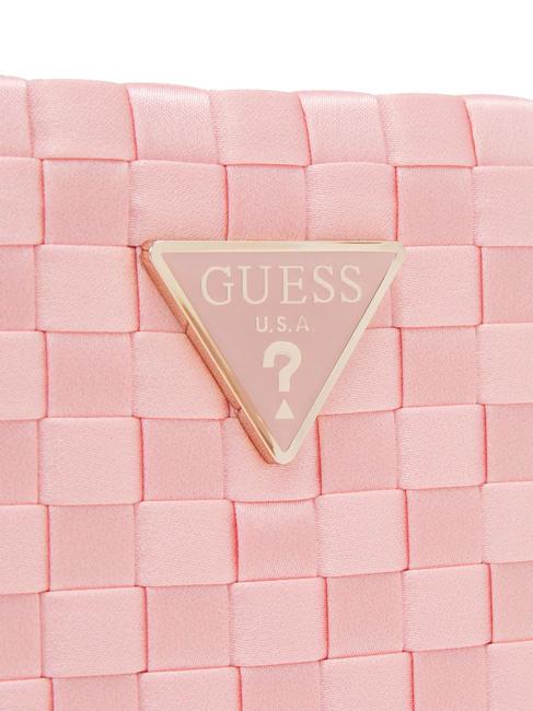 TWILLER Mini-Umh&auml;ngetasche aus Webstoff blasses Rosa - Damentaschen