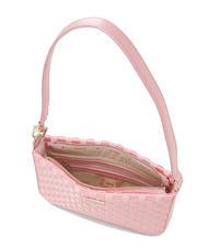 GUESS TWILLER Mini-Umh&auml;ngetasche aus Webstoff blasses Rosa - Damentaschen - 4